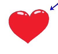 Gif animé coeur transpercé